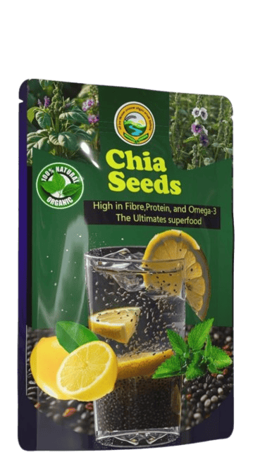  Chia Seeds - High in Fiber, Protein, and Omega-3s - The Ultimate Superfood