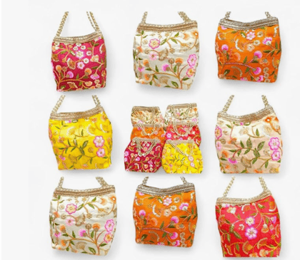 Colorful Potli Bags (Pack of 50)