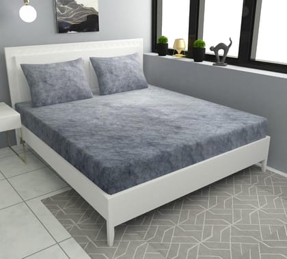  Wrinkle Free Microfiber Sheet Set - Soft and Breathable Bedding Set with Deep Pockets - Queen Size, Grey