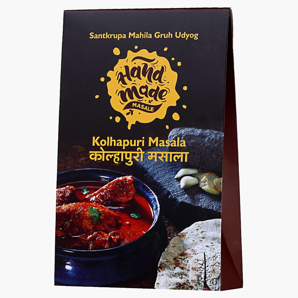 Handmade Masale Kolhapuri Masala - Authentic Indian Spice Blend for a Flavorful Culinary Experience
