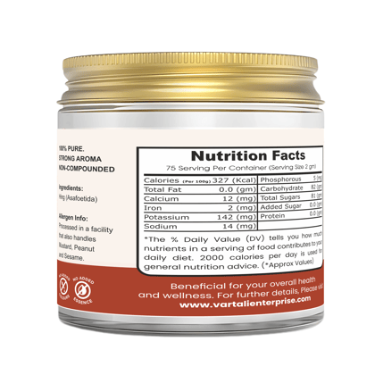 Nexra-Hing -30G (Asafoetida from Kazakhthan) - 100% Pure and Natural Heeng