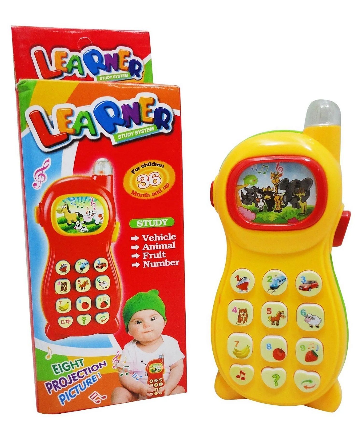 KTRS ENTERPRISE Learning Mobile Phone Amazing Projection & Music Toy
