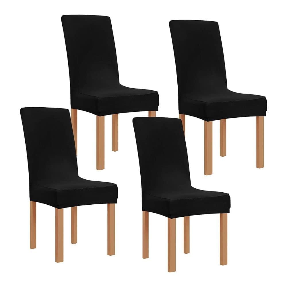 PENTHOOM Elastic Dining Chair Covers, Removable Washable and high Elasticity Premium Fabric Seat Cover