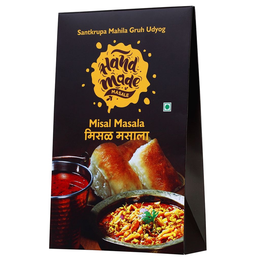 Handmade Masale Misal Masala | Authentic Indian Spice Blend | 100% Natural and Fresh | No Artificial Flavors or Preservatives | Vegan and Gluten-Free