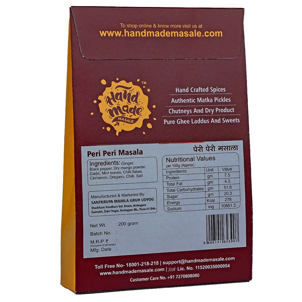 Handmade Masale Peri Peri Masala