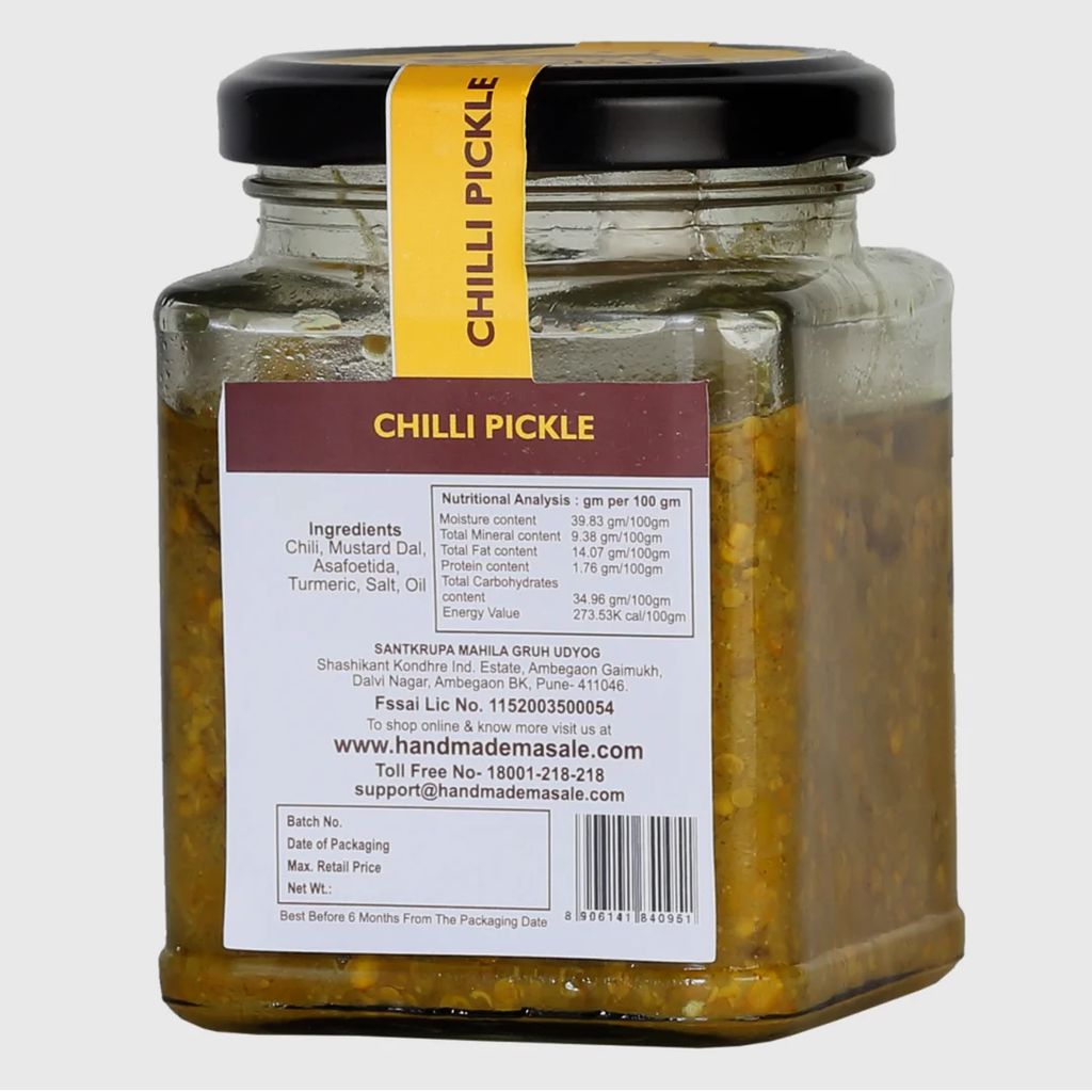 Handmade Masale - Chilli Pickle
