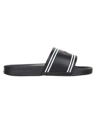 Pool Retro Men Black Slides