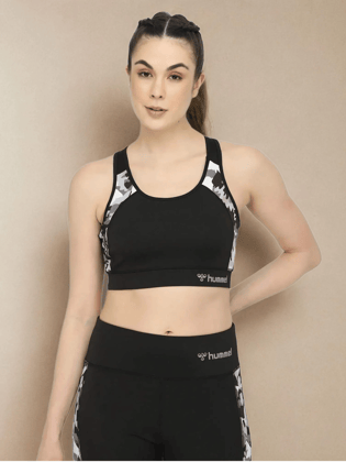 Mia Women Sleeveless Solid Polyester Bra for Women Comfortable Breathable Fabric Stretchable for Everyday Use Ideal for Yoga Training Gym Running or Performance