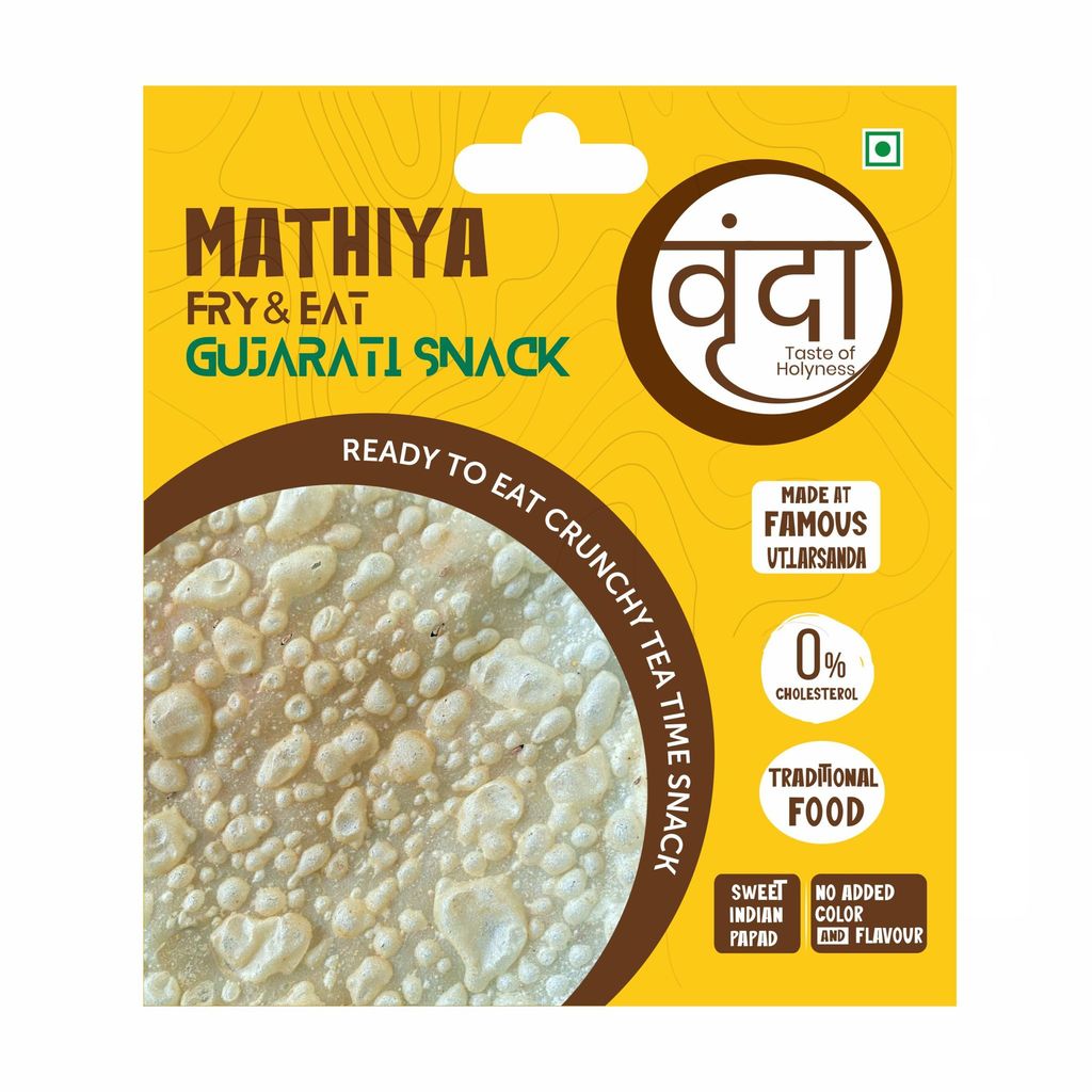LAUVA Vrunda Uttarsanda's Mathiya Papad | Traditional Gujarati Snack