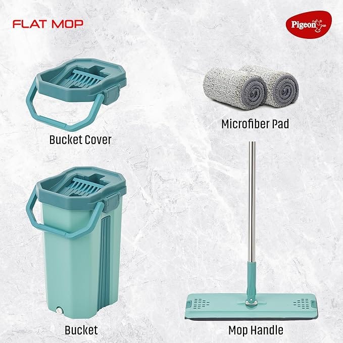  Easy Wring Spin Mop and Bucket Floor Cleaning System