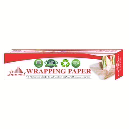 "Pyramid Food Safe Premium Quality Microwave Safe & Heathier Than Aluminum Foil Wrapping Paper"