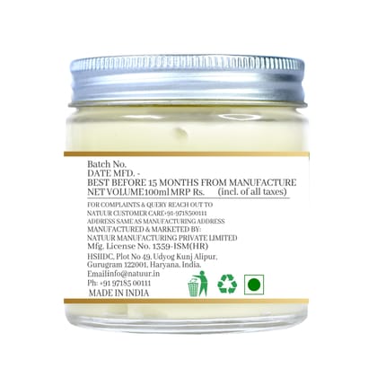 Natuur SPF 50 Sunscreen with Hydrating Hyaluronic Acid-100ml | For Anti-tan and Radiant Skin | Apricot & Lavender Oils with Hyaluronic Acid For Intense Sun Protection, Hydration & Glow | Lightweight & Non-Greasy Formula