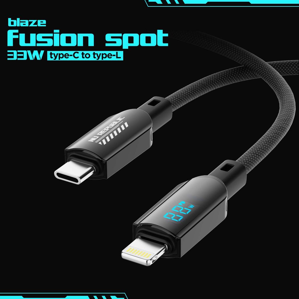 Blaze Fusion Spot LED Display Cable (Type-C to Type-L)