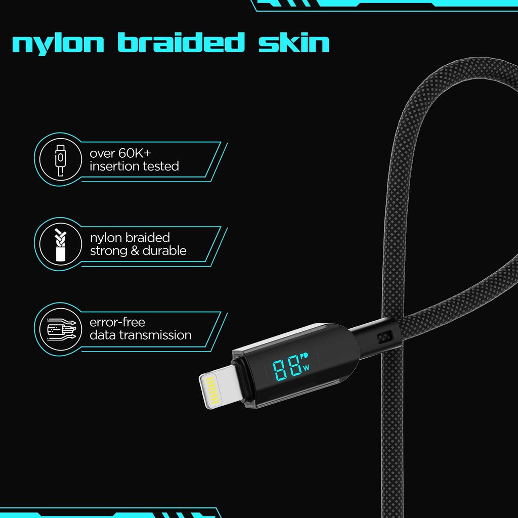 Blaze Fusion Spot LED Display Cable (Type-C to Type-L)