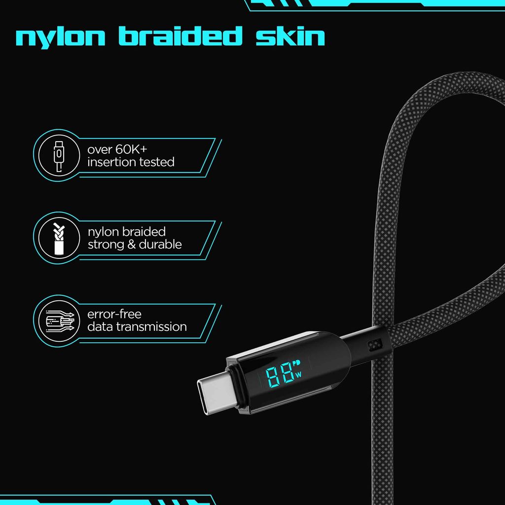 Blaze Fusion Spot LED Display Cable (Type-C to Type-C)