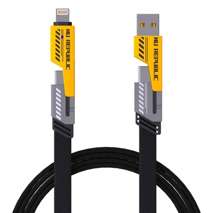 Blaze Fusion-Q 100W 4 in 1 Carbon fiber design cable Blaze Fusion-Q 100W 4 in 1 Carbon fiber design cable
