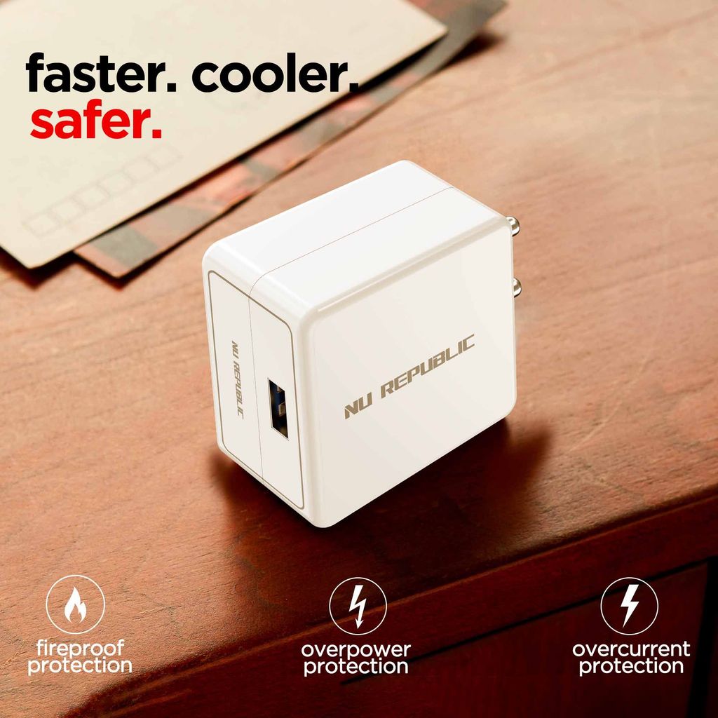 Sprint All In One 25W 5A Fast Charging Adapter with Cable (USB To Type-C)