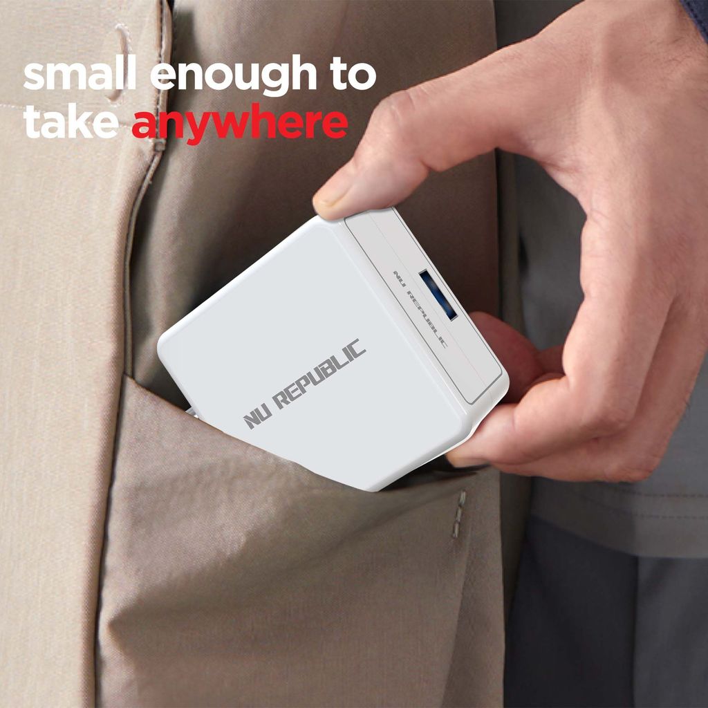 Sprint All In One 25W 5A Fast Charging Adapter with Cable (USB To Type-C)