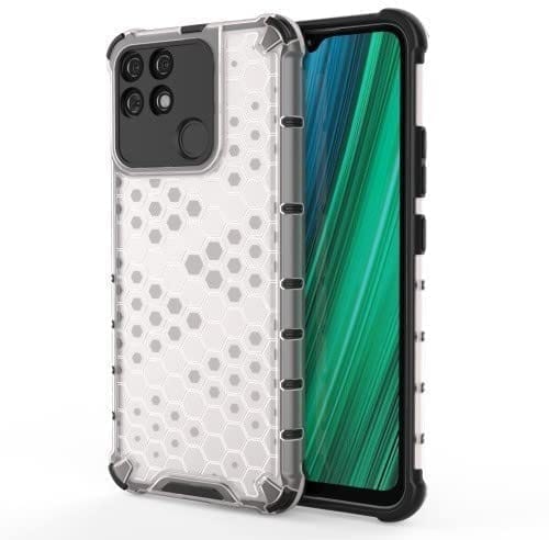 Faircost Hybrid Shockproof Back Cover for REALME NARZO 50A Hard Outside Soft Inside- (Polycabonate::Transparent)