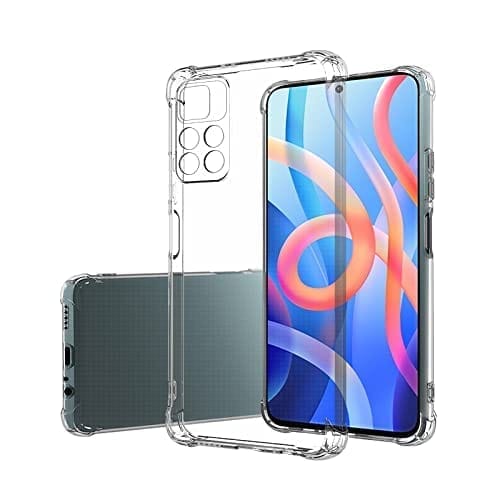 Faircost for Redmi Note 11T 5G / Poco M4 Pro 5G Back Cover Shockproof (Silicon| Transparent)