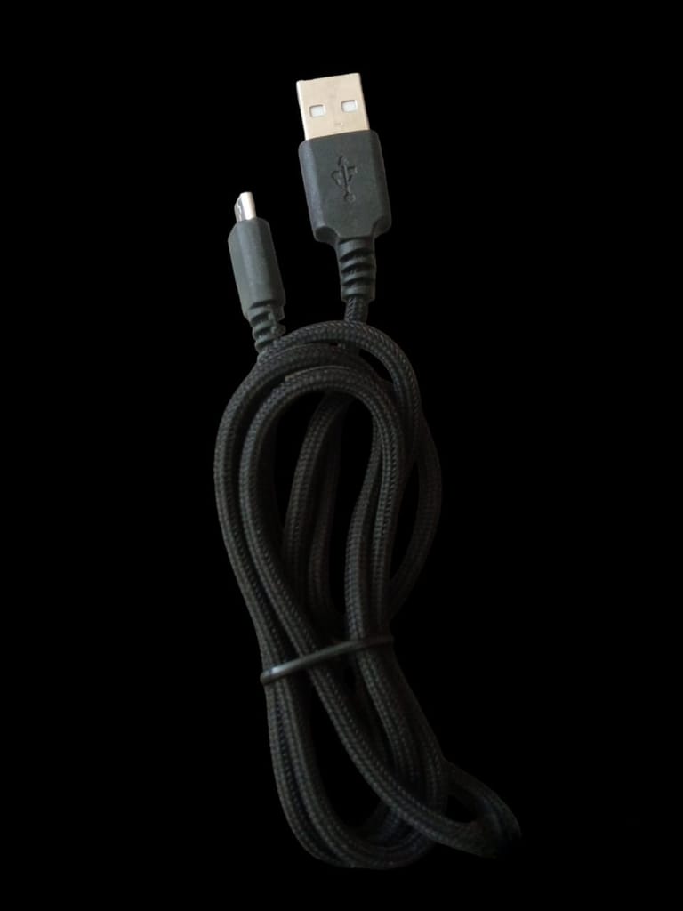 Micro USB Cables, 3 Amp, cloth shield,1 meter