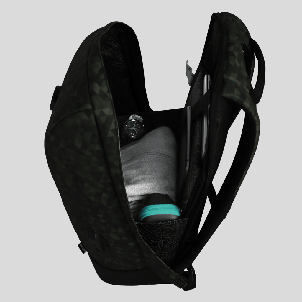 Stylish Men Arctic Fox Slope Trisiac Printed Anti-Theft Laptop bag and Backpack 2025 at ShopCirc
