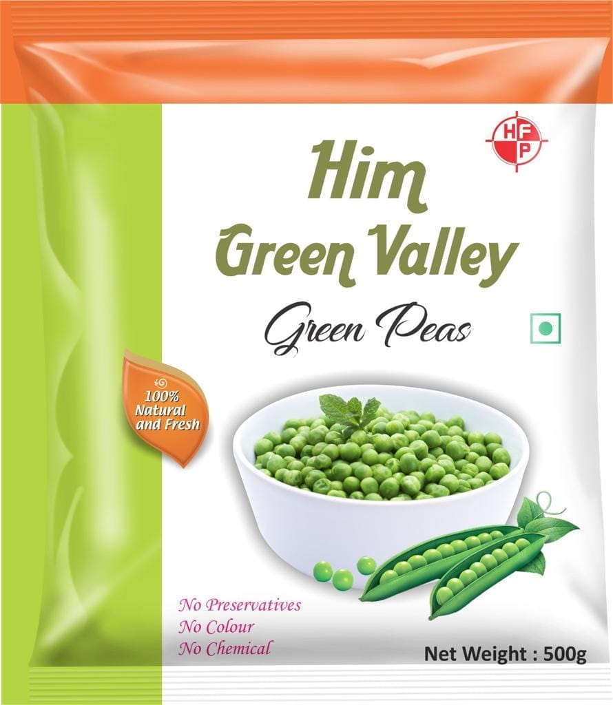 Frozen peas 500gm Brand Him Valley