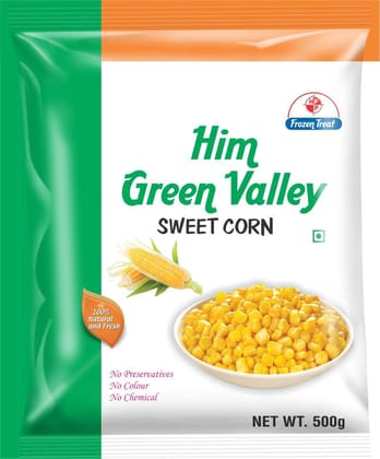 Frozen Sweet Corn 500gm Brand Him Valley