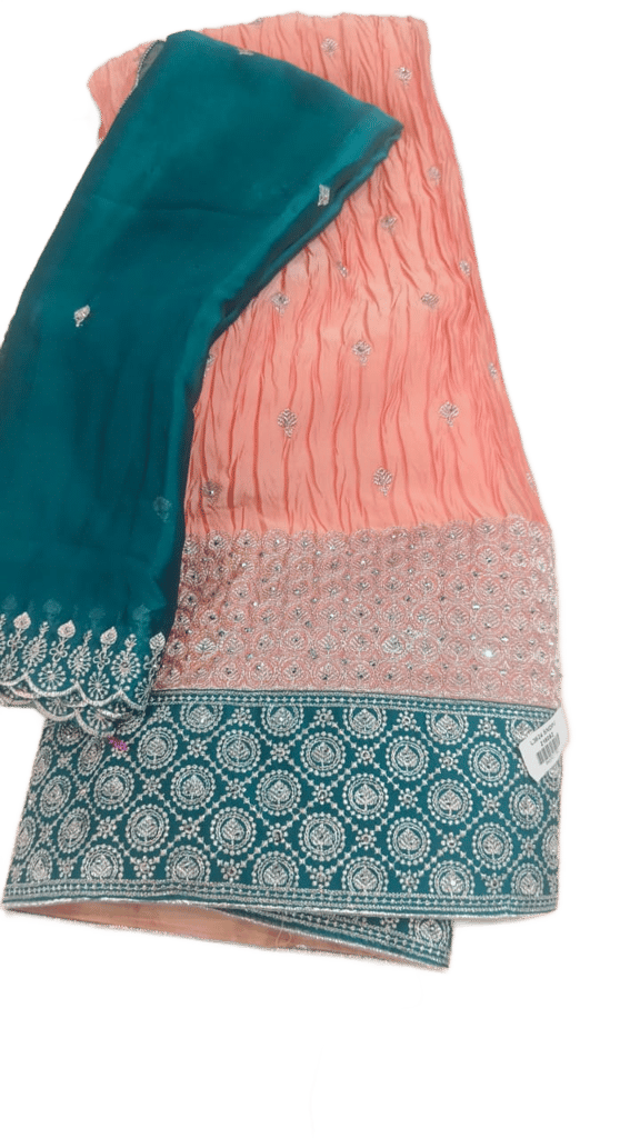 Pink Embroidered Lehenga Choli With Dupatta