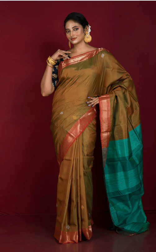 Exclusive Designer Katan Silk Saree With Blouse Piece At Lowest Price