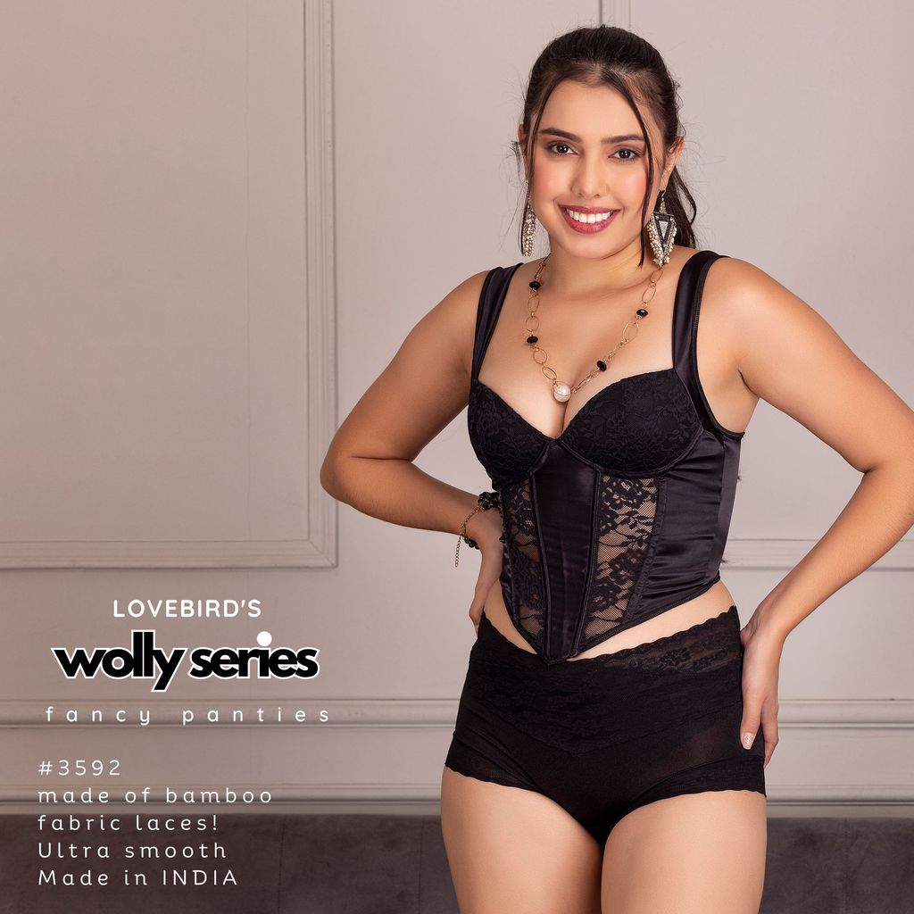 Stylish Women P3592 Bamboo Fabric Lacy Soft & Comfortable Panty 2025 at ShopCircuit | ONDC