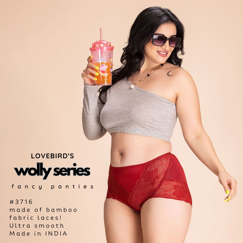 Exclusive Women P3716 Bamboo Fabric Lacy Soft & Comfortable Panty 2025 at ShopCircuit | ONDC