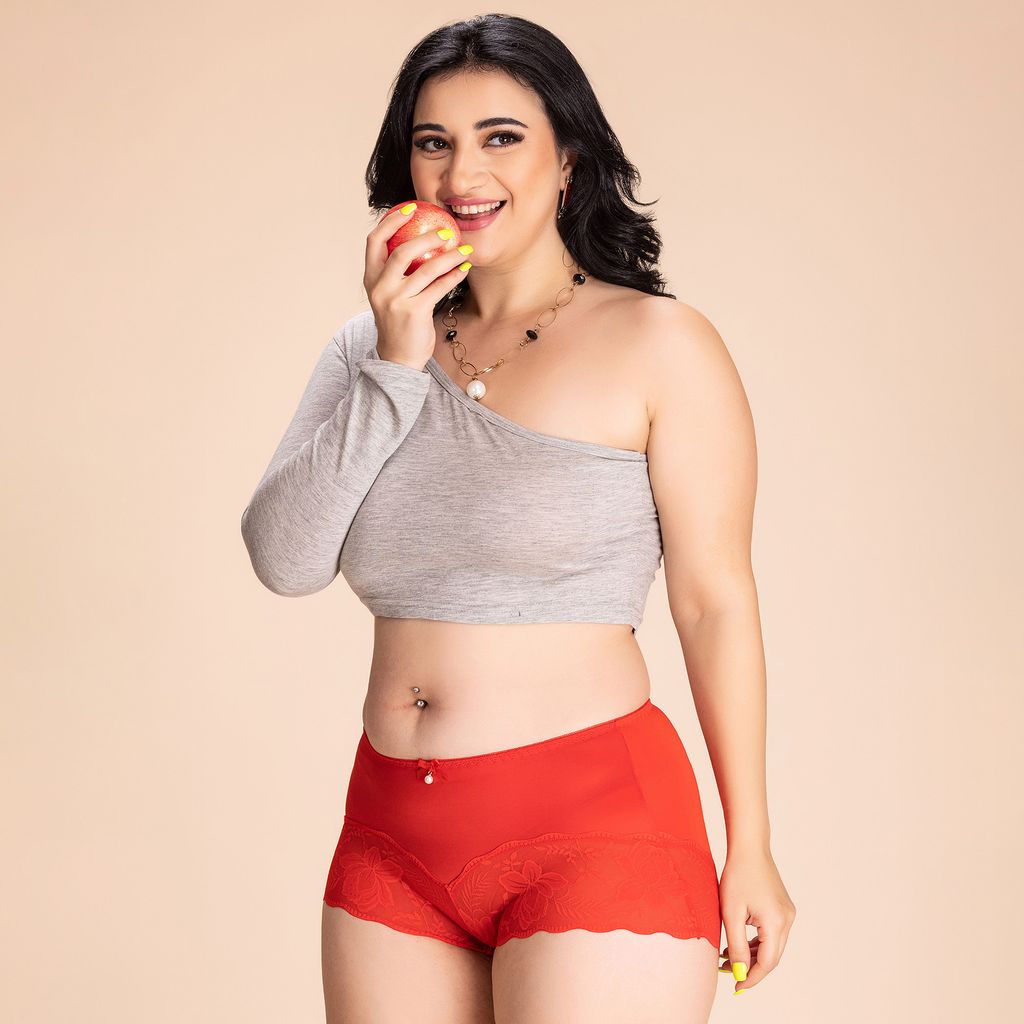 Top Women LOVEBIRD Red Panty Fancy Lacy Hipster Panty 2025 at ShopCircuit | ONDC