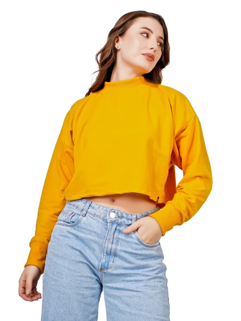 Top Women Women Full Sleeve Solid Sweatshirt (Mustard) 2025 at ShopCircuit | ONDC Top Women Women Full Sleeve Solid Sweatshirt (Mustard) 2025 at ShopCircuit | ONDC