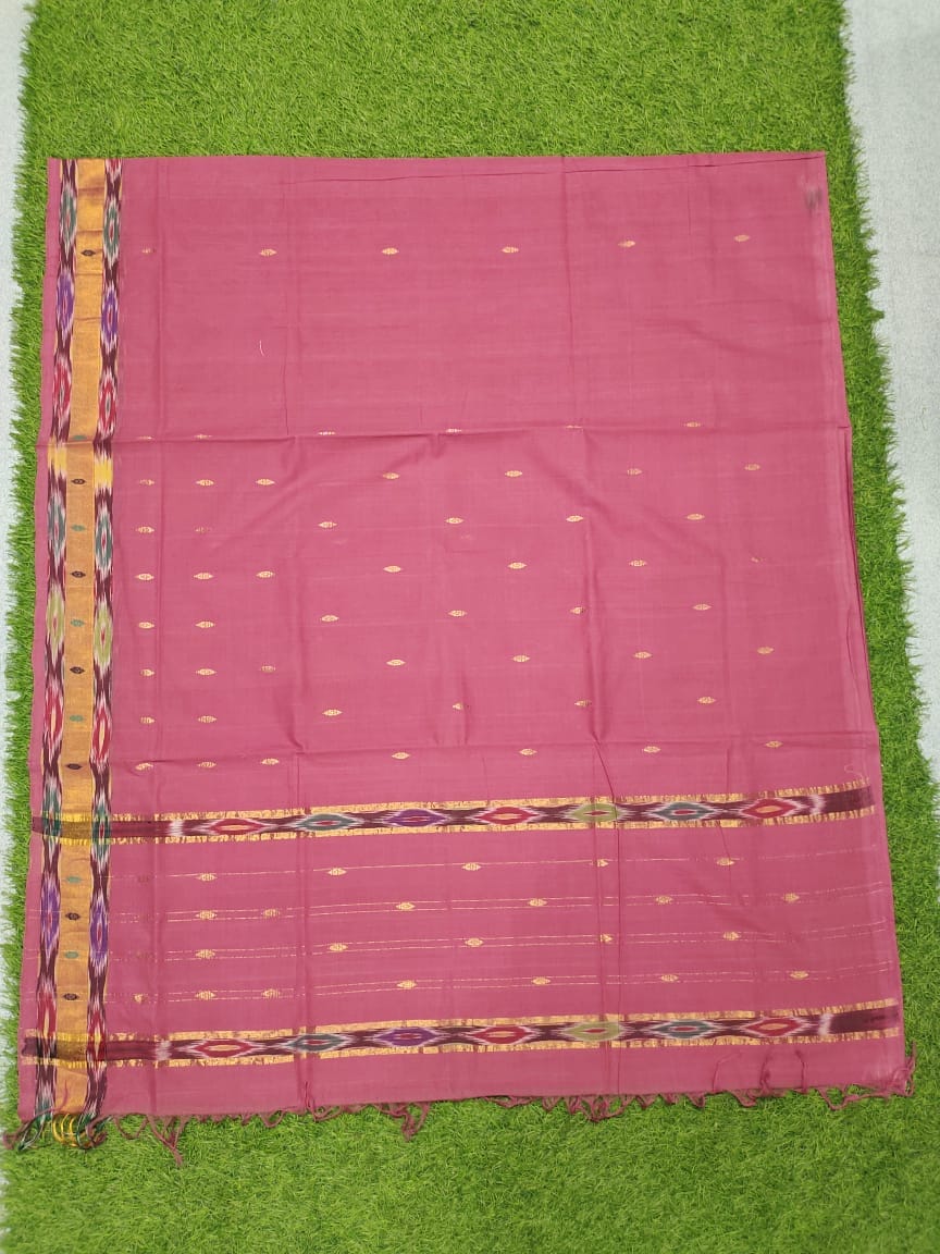 ADIVARAPUPETA TIE AND DYE BOARDER COTTON SAREE