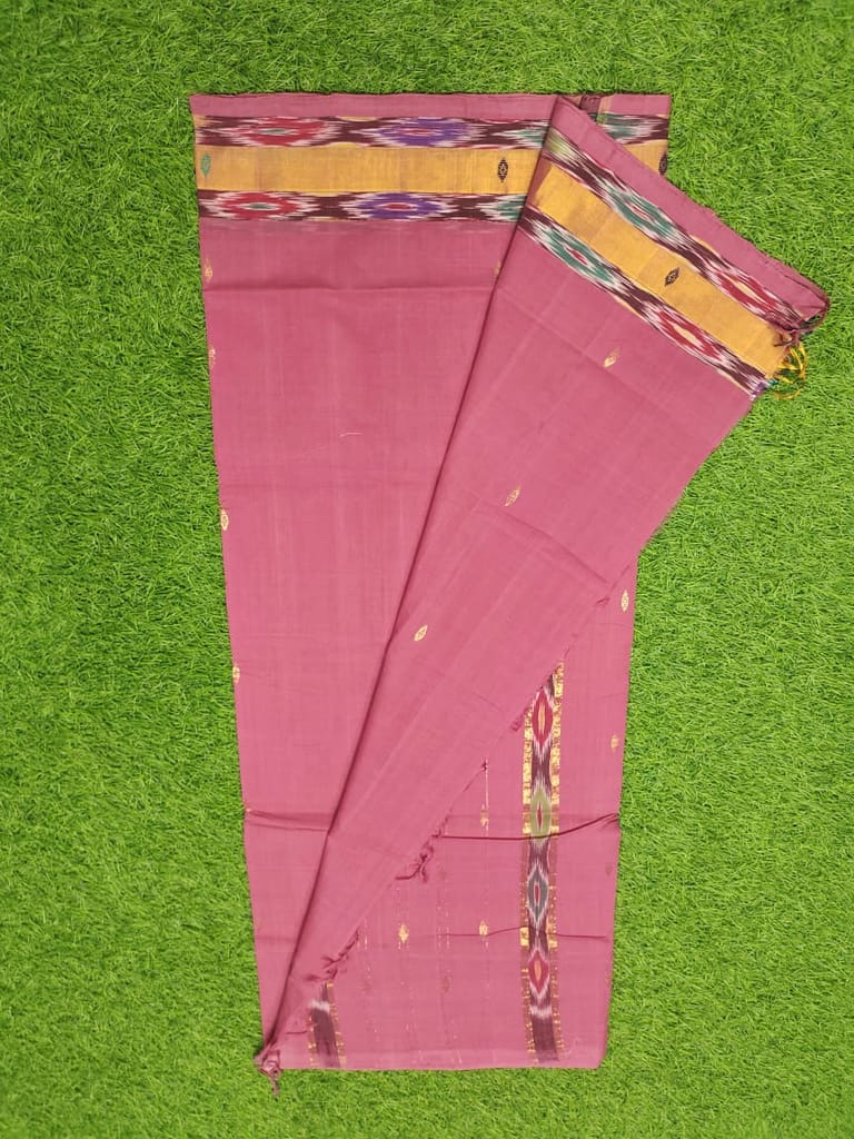 ADIVARAPUPETA TIE AND DYE BOARDER COTTON SAREE