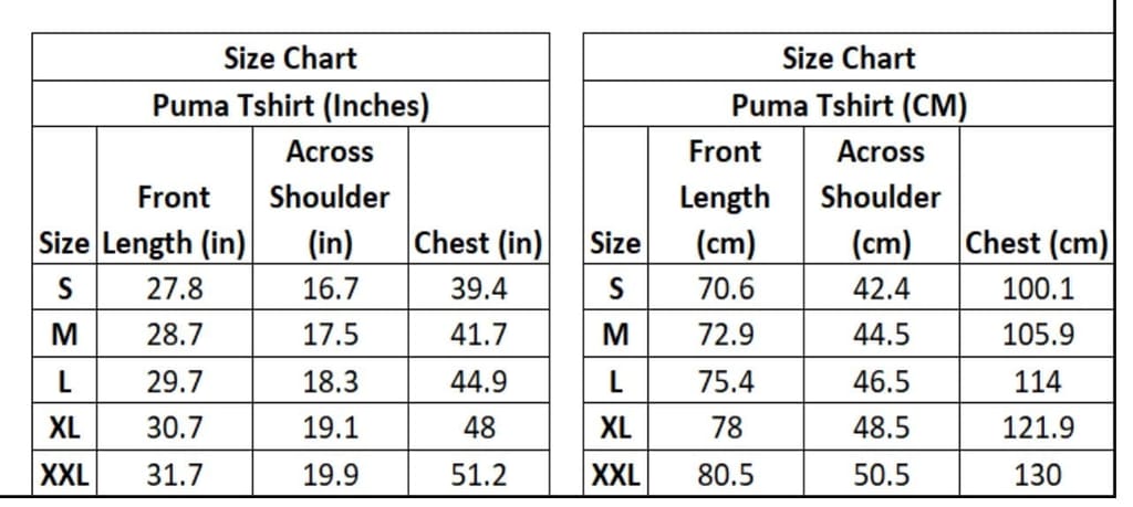 Size Guide
