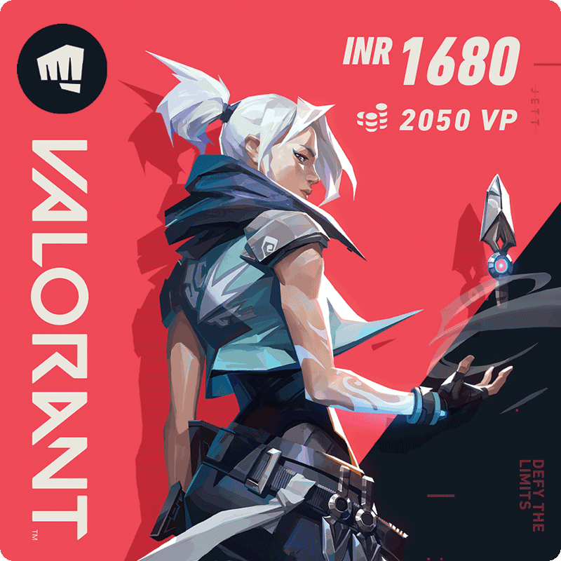 Valorant VP Points 2050 VP Gift Card GT