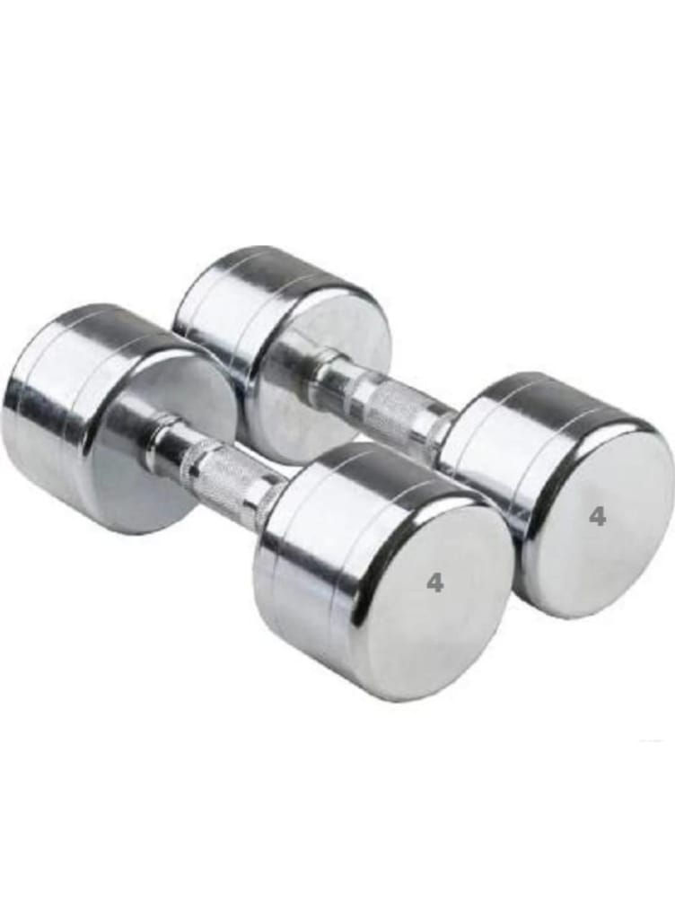  **Pure Steel Dumbbell, Non-Rusting Electroplated Pure Steel Dumbbell for Home Gym, Fitness, and Strength Training**