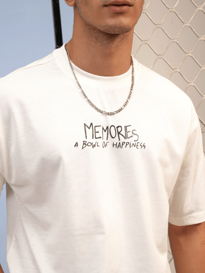 New Men White Men's Printed T shirt 2025 at ShopCircuit | ONDC