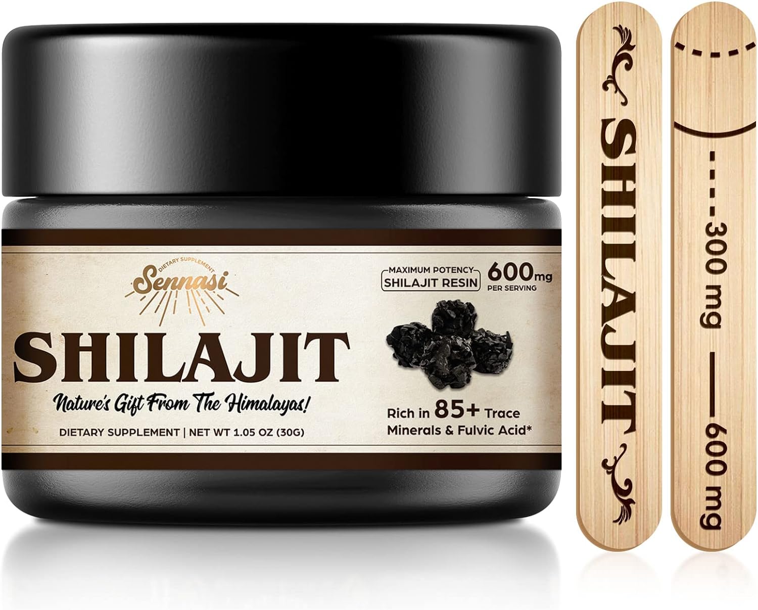 100% Pure Himalayan Shilajit Resin - Natural Energy & Vitality Booster | Ayurvedic Health Supplement for Stamina, Immunity, and Wellness
