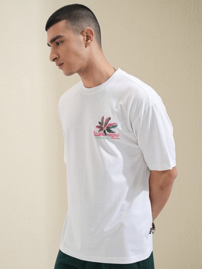 Sophisticated Men White Men's Printed T shirt 2025 at ShopCircuit | ONDC