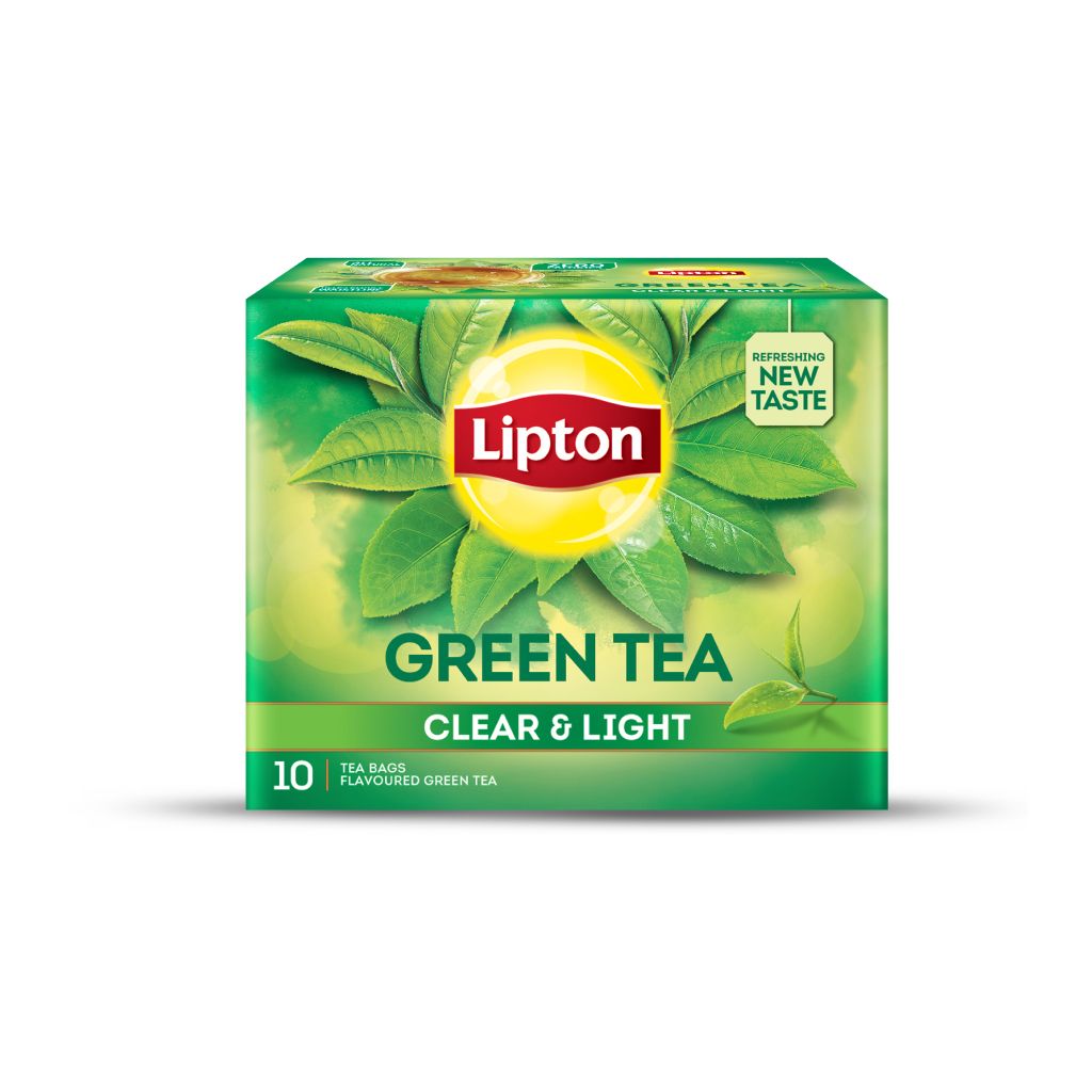 Lipton Clear & Light Green Tea Bags 10 pcs