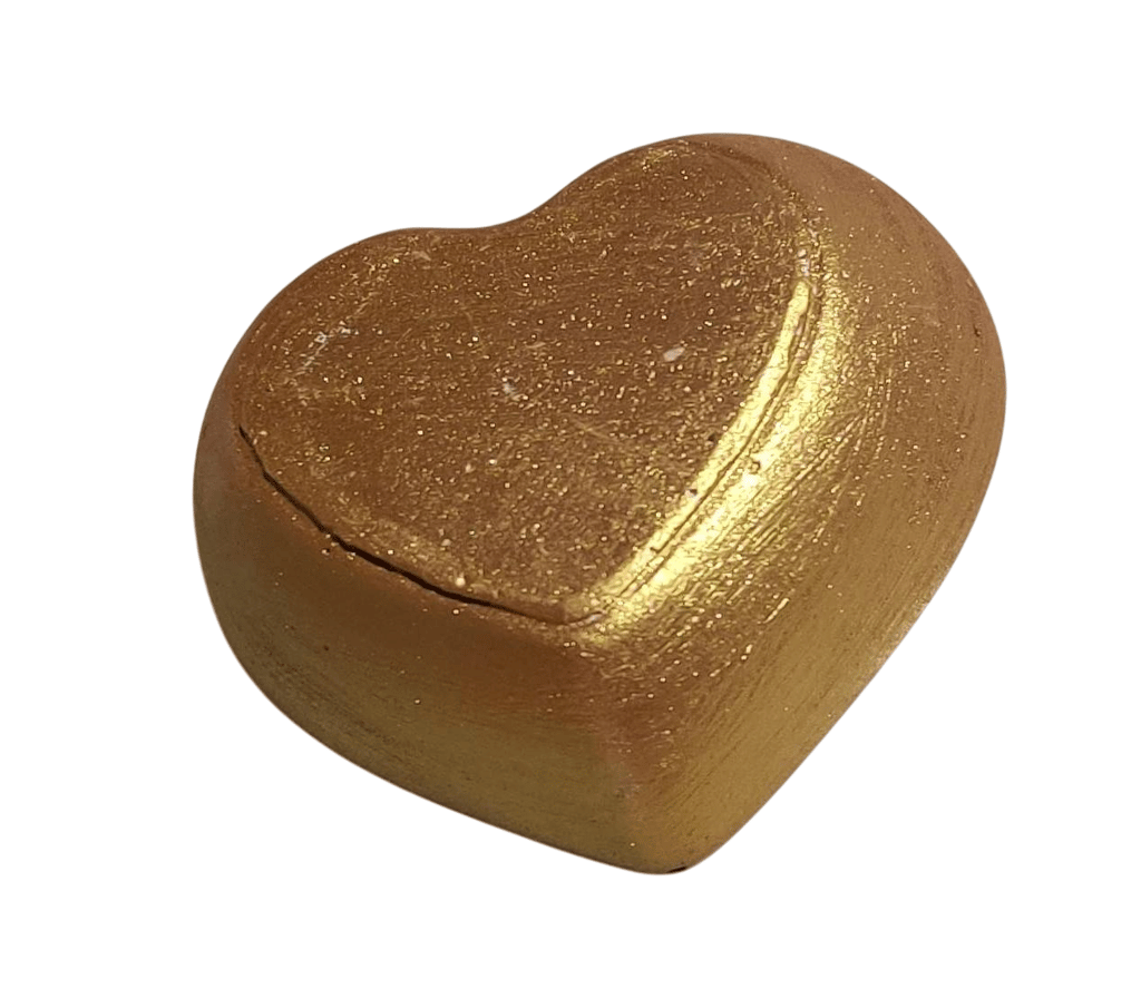 Golden Heart-Shaped SWEET HOLDER 2 - Pooja Needs | Buy online on ZillyBuy