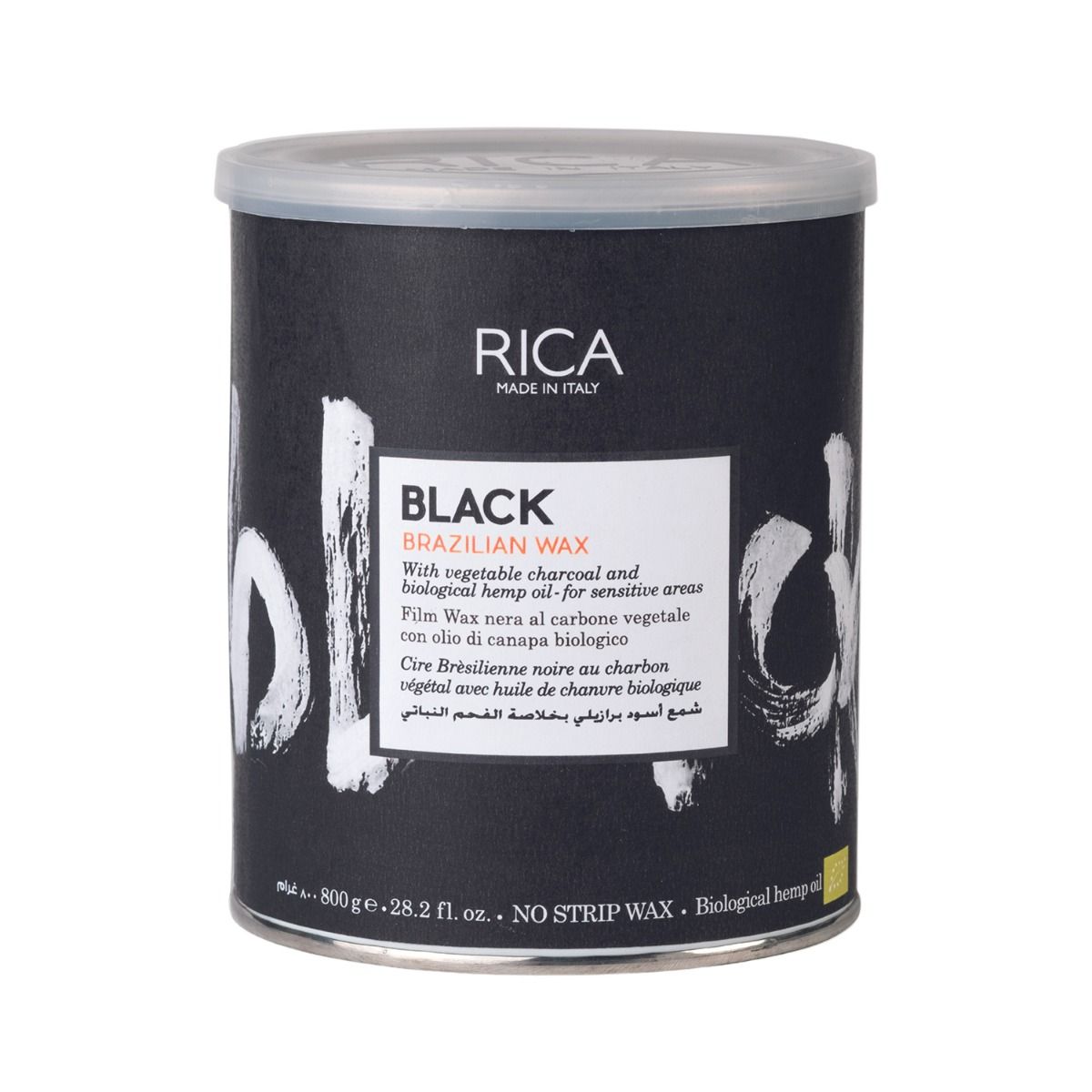 Rica Black Brazilian Wax with Vegetable Charcoal (800g)