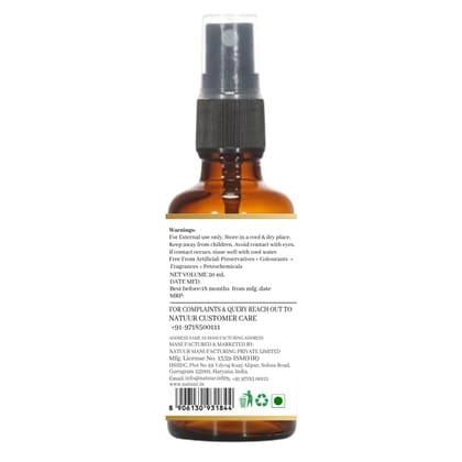 NATUUR - Facial Mist - 50ml | With Tea Rose & Jasmine | Soothing & Refreshing | Anti-Inflammatory Properties | For Healthy and Young Skin | Hydrates And Moisturation