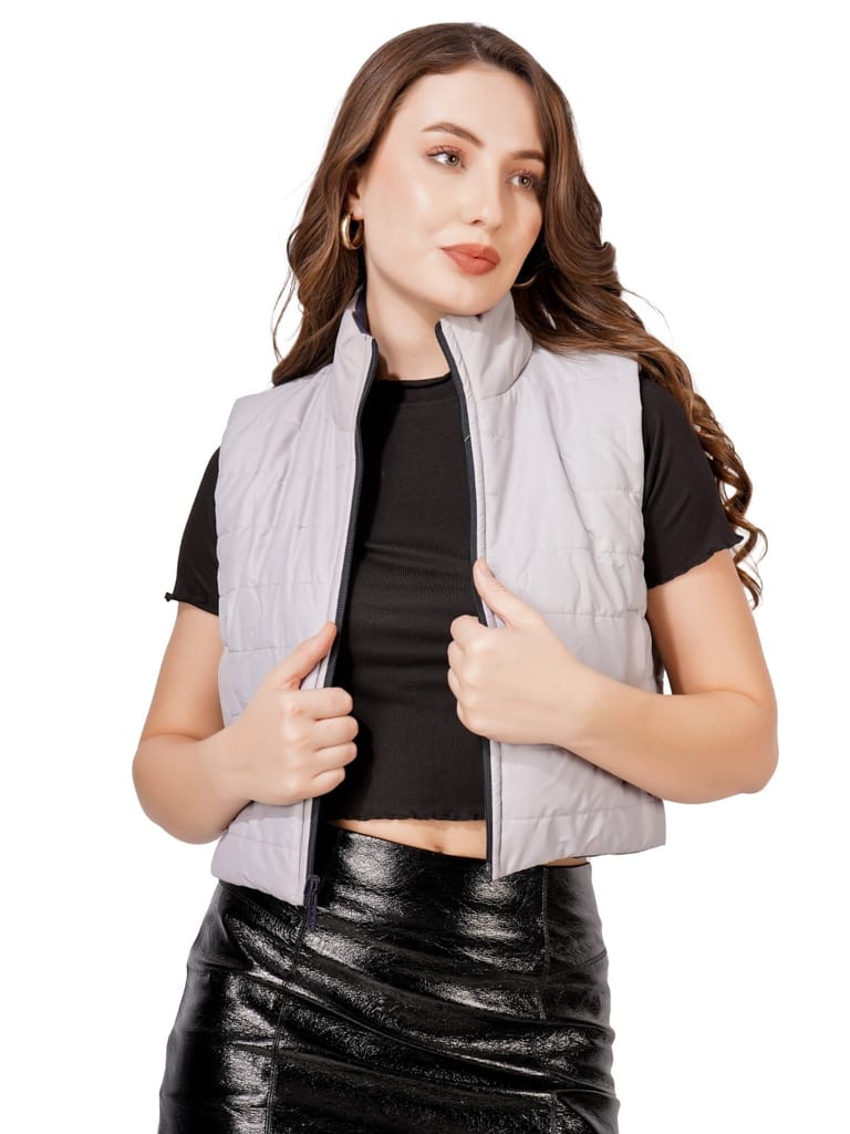 Luxurious Women Women winter jacket Women Solid Quilted Jacket (Blue) 2025 at ShopCircuit | ONDC