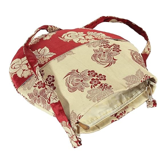 SHREEM Atmanirbhar Bharat Girls and Women jatra cloth silk base Sling Bag