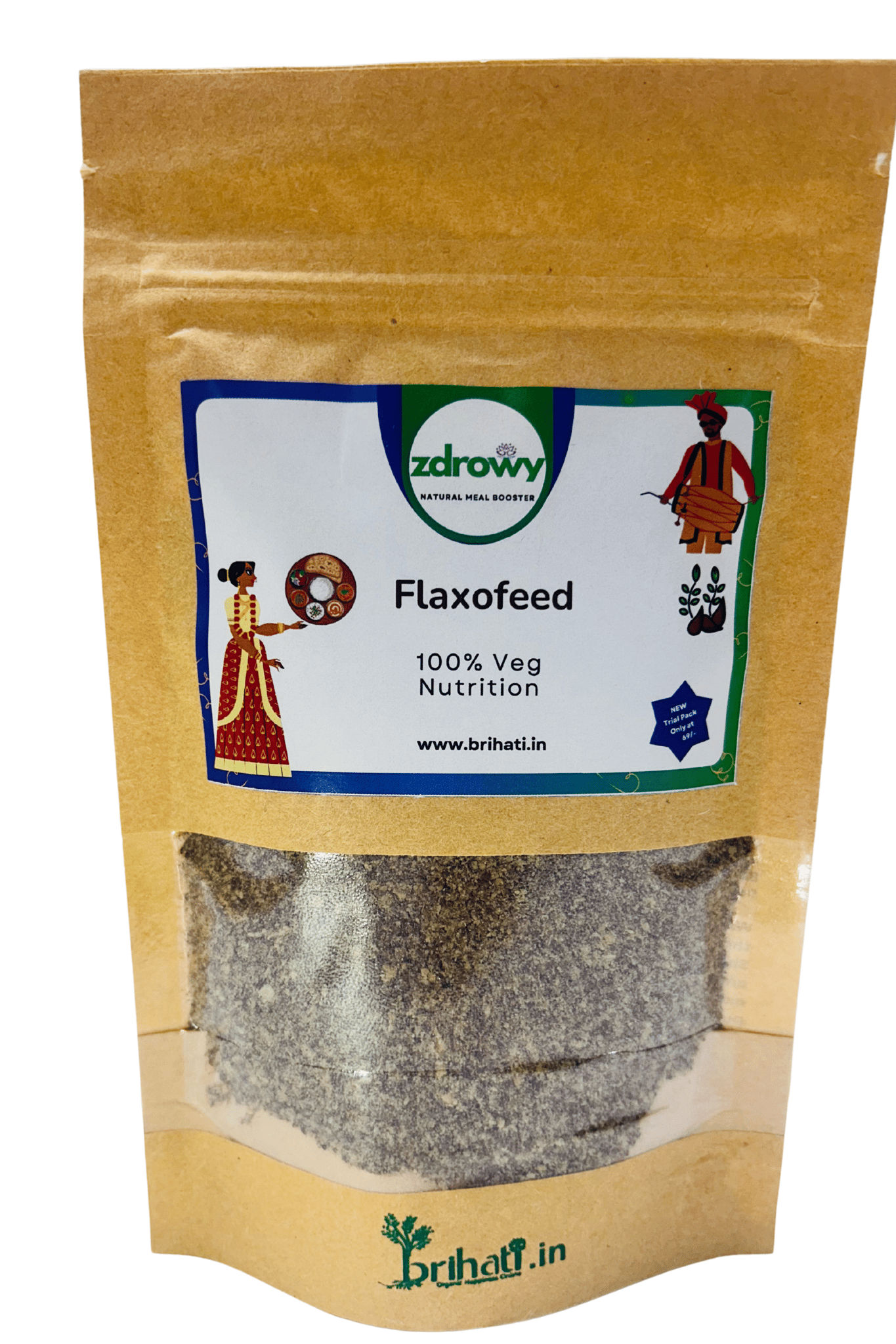 Flaxofeed ( PREMIUM ROASTED FLAXSEEDS)