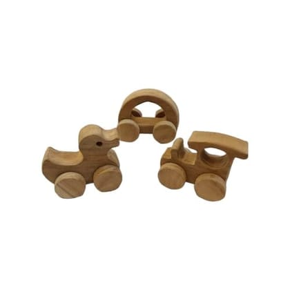 Neemtoys Set 3 Neem Wooden Anti Bacterial & Healthy Push & Pull Toys, Duck, Train and Hallow Car Shapes, Vehicle Pull Along Toddlers Toy for Babies (Brown) Neemtoys Set 3 Neem Wooden Anti Bacterial & Healthy Push & Pull Toys, Duck, Train and Hallow Car Shapes, Vehicle Pull Along Toddlers Toy for Babies (Brown)